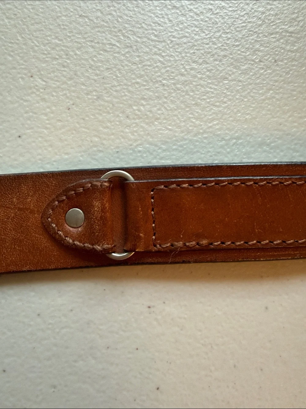 Lauren Ralph Lauren Women’s Classic Brown Leather Belt Silver Buckle Size 38